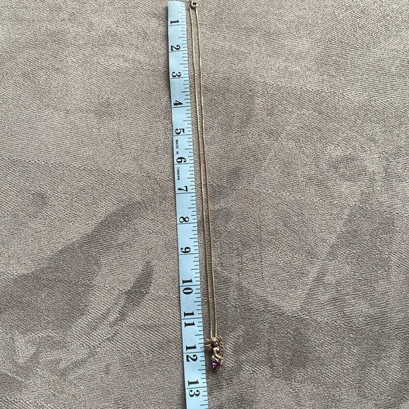 VINTAGE CHERUB GUARDIAN ANGEL W/ AMETHYST CRYSTAL 925 STERLING PENDANT NECKLACE - Picture 9 of 16